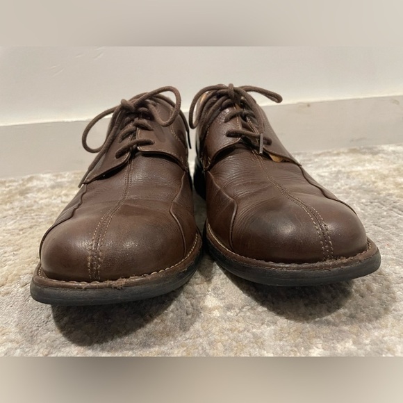 Johnston & Murphy Sheepskin Brown Leather Lace Up Shoes Brazil Size 9 #20-7723 main image 10